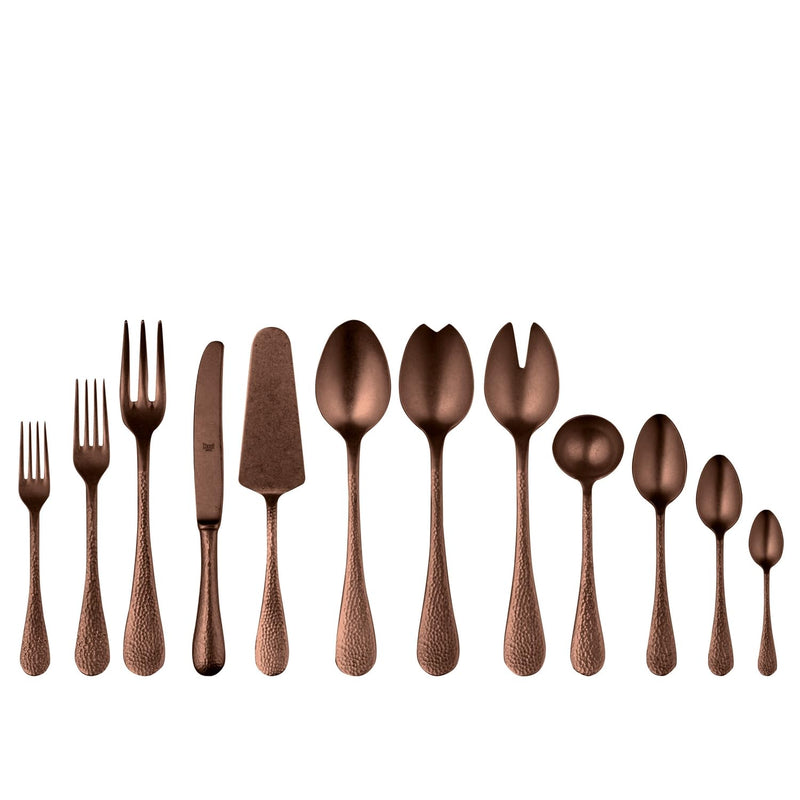 Mepra – Epoque Pewter Bronze – 67-Piece Flatware Set