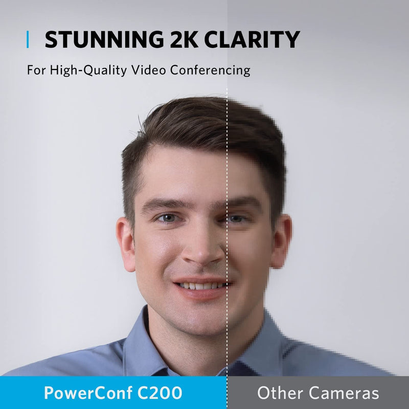 AnkerWork - PowerConf C200 (A3369) - 2K Webcam - Black