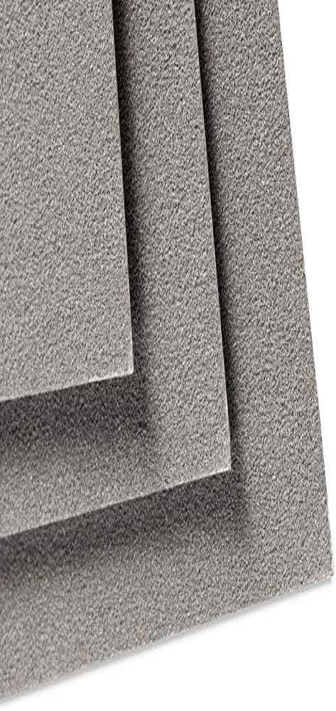 Clairefontaine - Pastelmat Pack of 5 Sheets 360g  Dark Gray  19.7x27.5in