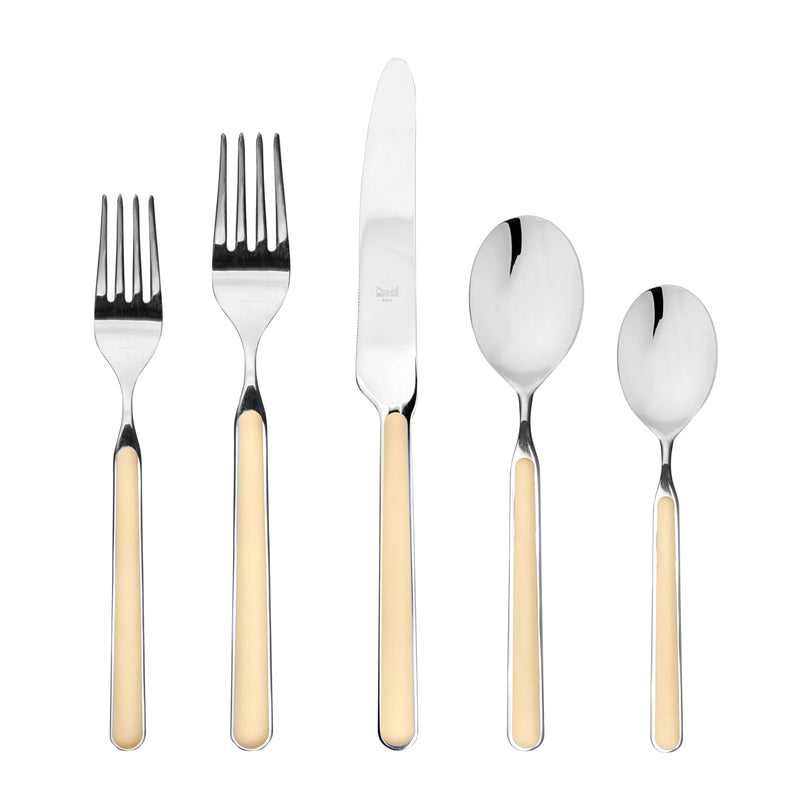 Mepra – Fantasia Vanilla – 20-Piece Flatware Set