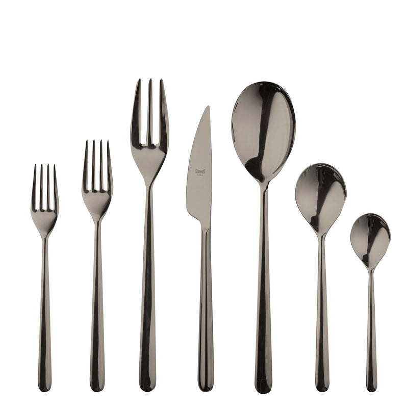 Mepra – Linea Black Gold – 32-Piece Flatware Set