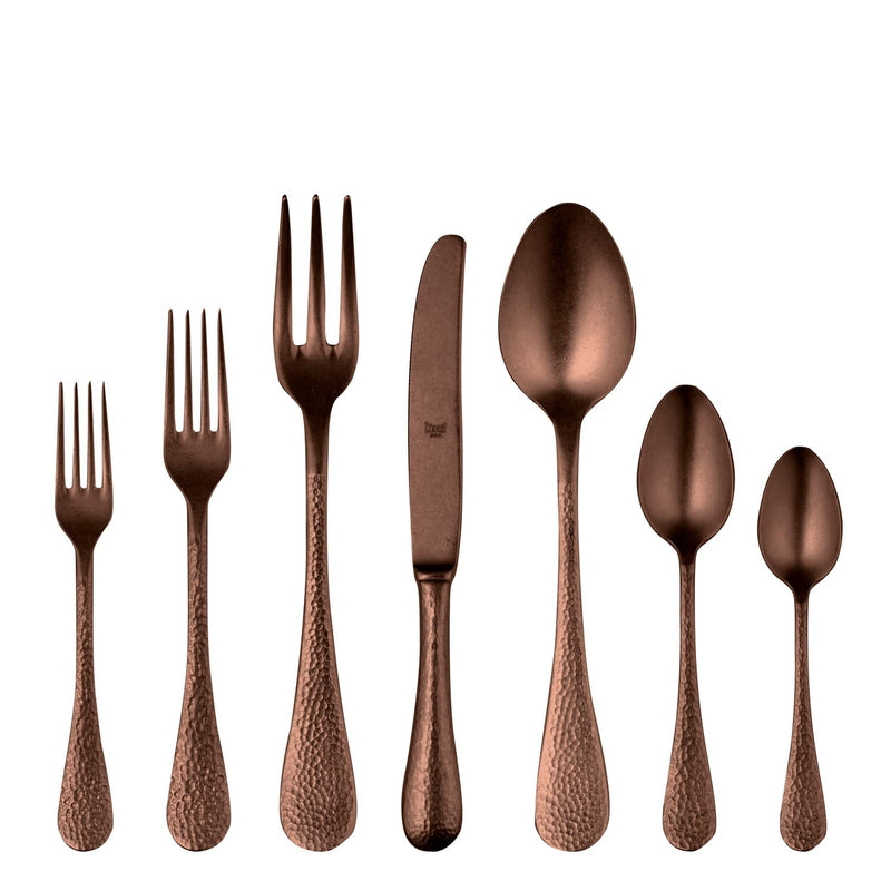 Mepra – Epoque Pewter Bronze – 32-Piece Flatware Set