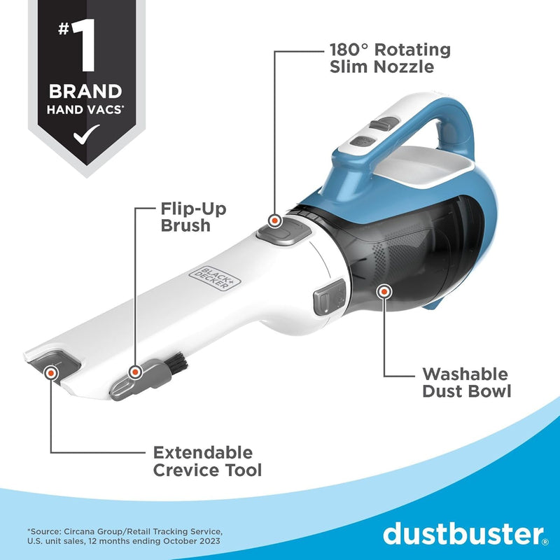 BLACK+DECKER - dustbuster CHV1410L - Cordless Hand Vacuum