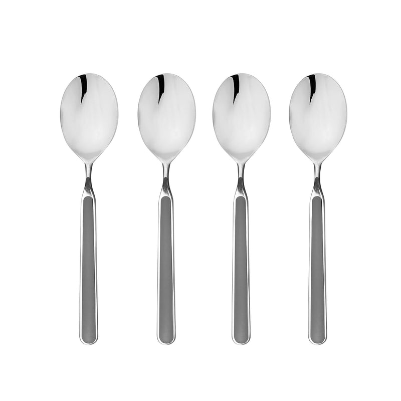 Mepra – Fantasia American Vicuna – 4-Piece Coffee Spoon Set
