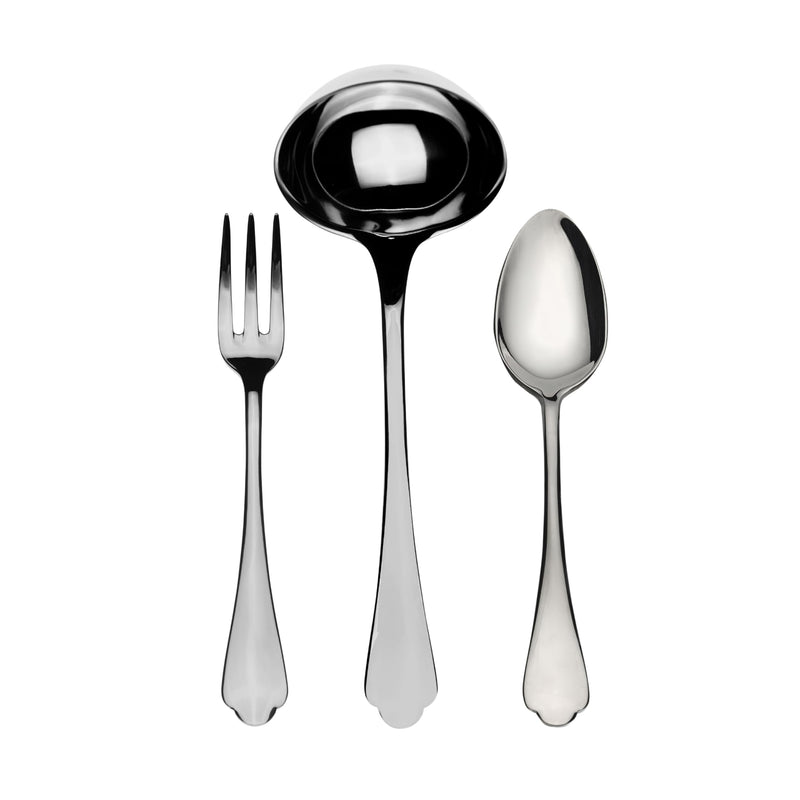 Mepra – Dolce Vita Mirror – 3-Piece Serving Set