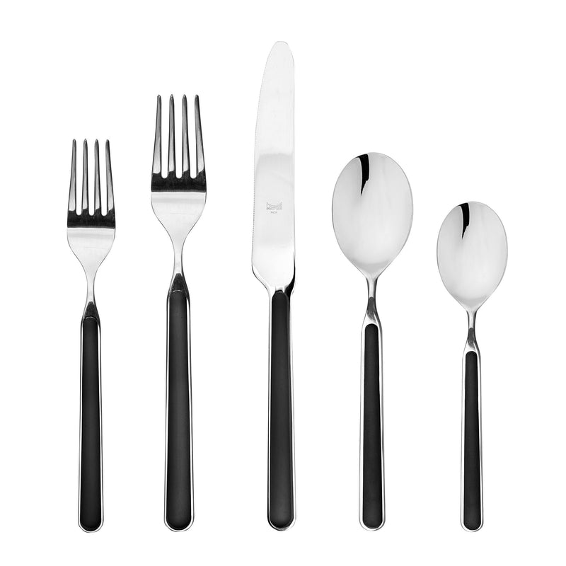 Mepra – Fantasia Black – 20-Piece Flatware Set