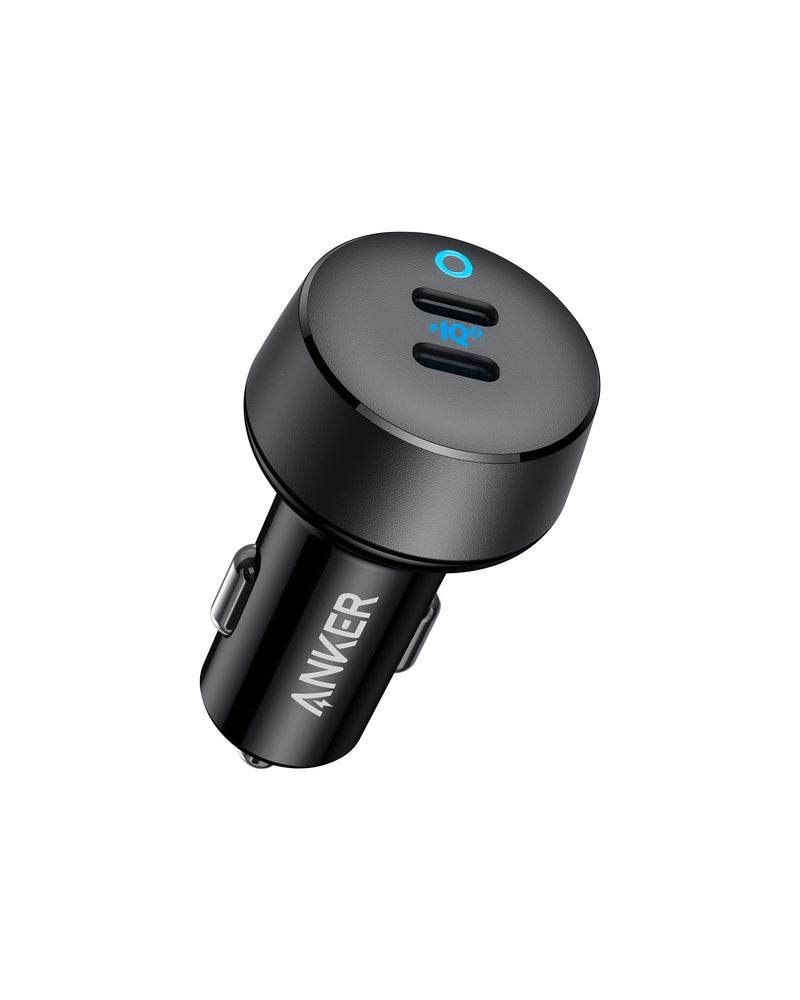 Anker - PowerDrive III Duo (A2724) - Dual USB-C Car Charger - Black