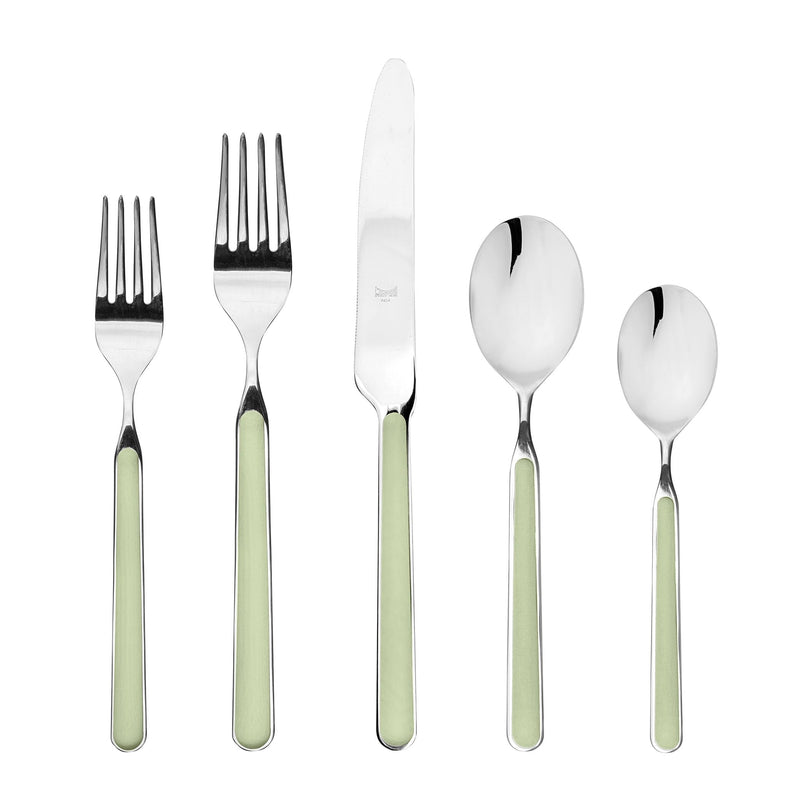 Mepra – Fantasia Sage – 5-Piece Flatware Set