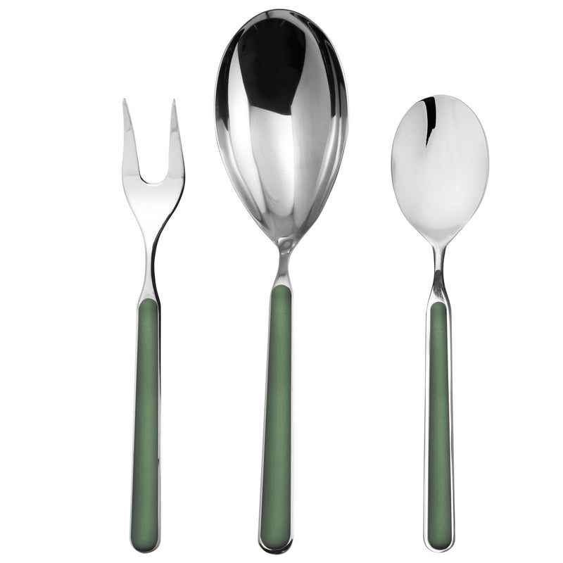 Mepra – Fantasia Green – 3-Piece Serving Set