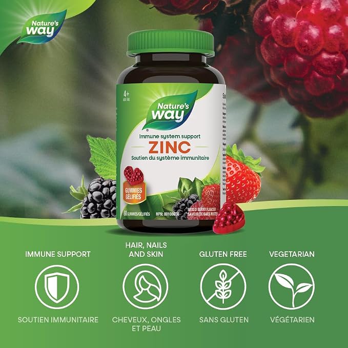 Nature's Way - Zinc Gummies (Mixed Berry)