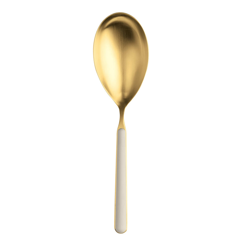 Mepra – Fantasia Ice Gold Risotto Spoon – Turtle-Dove
