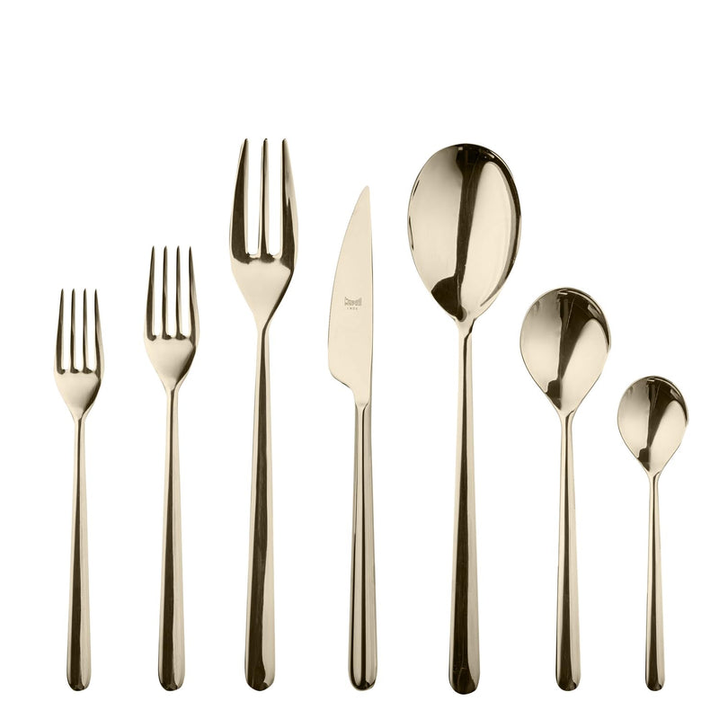 Mepra – Linea Champagne – 32-Piece Flatware Set