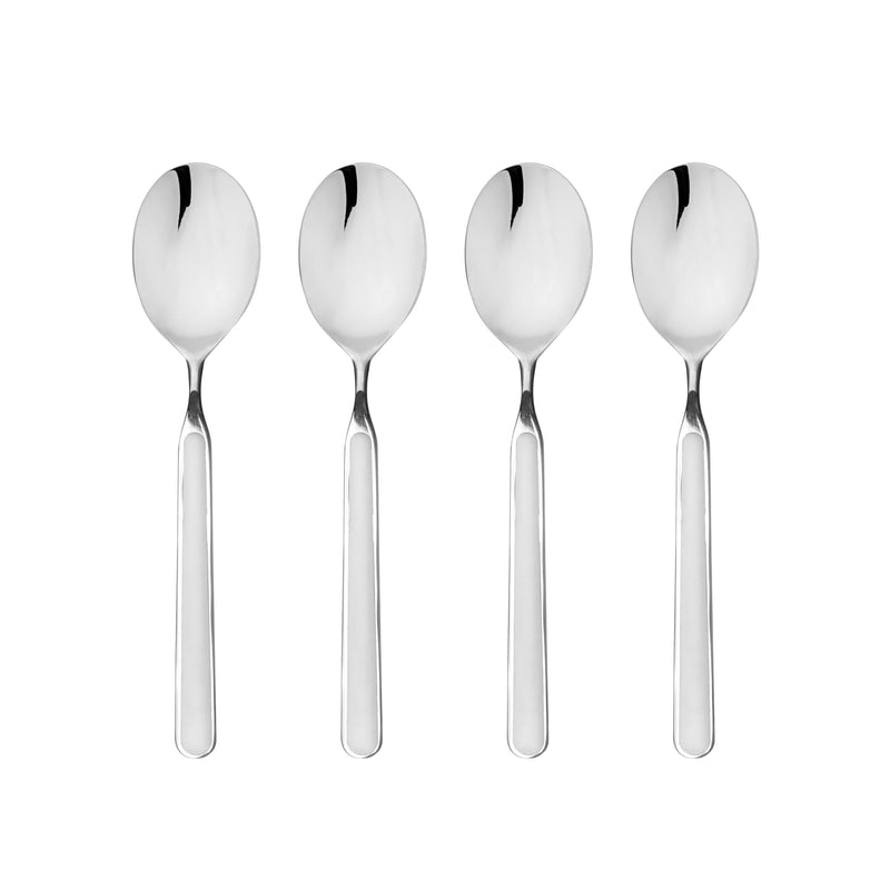 Mepra – Fantasia American Porcelain – 4-Piece Coffee Spoon Set