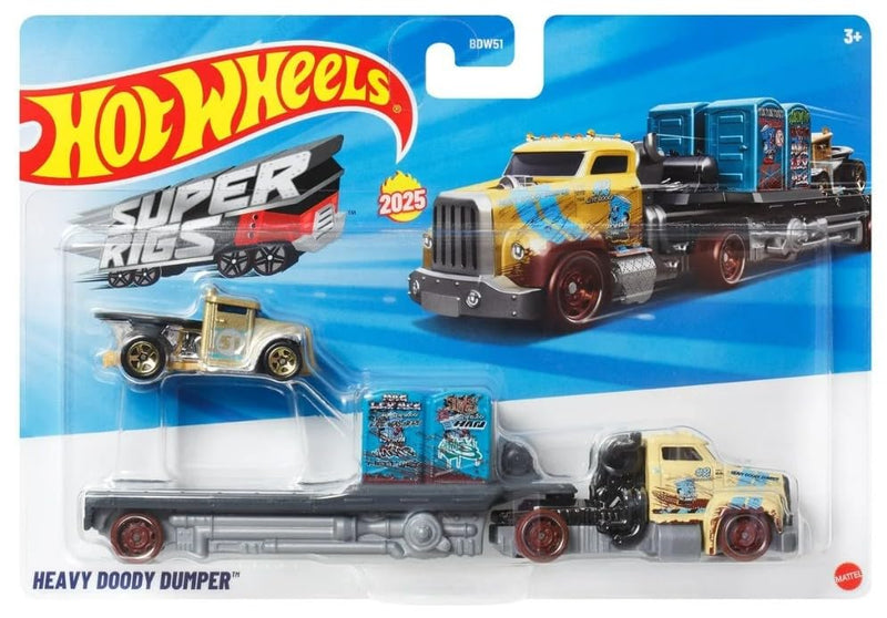Hot Wheels - Véhicules miniatures 1:64 - Super Rigs