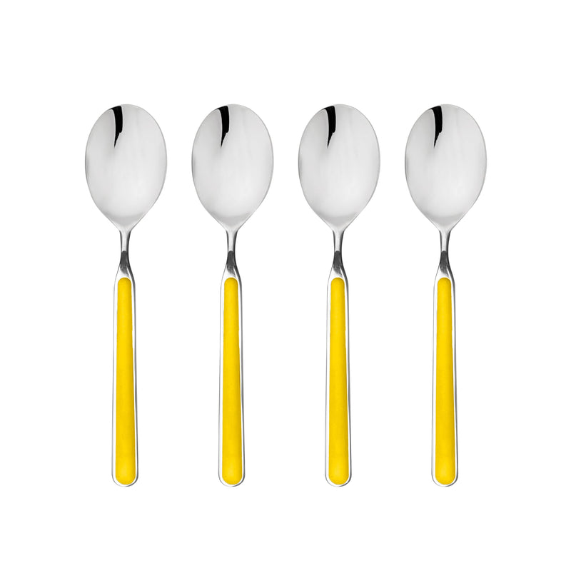 Mepra – Fantasia Sunflower – 4-Piece Coffee Spoon Set