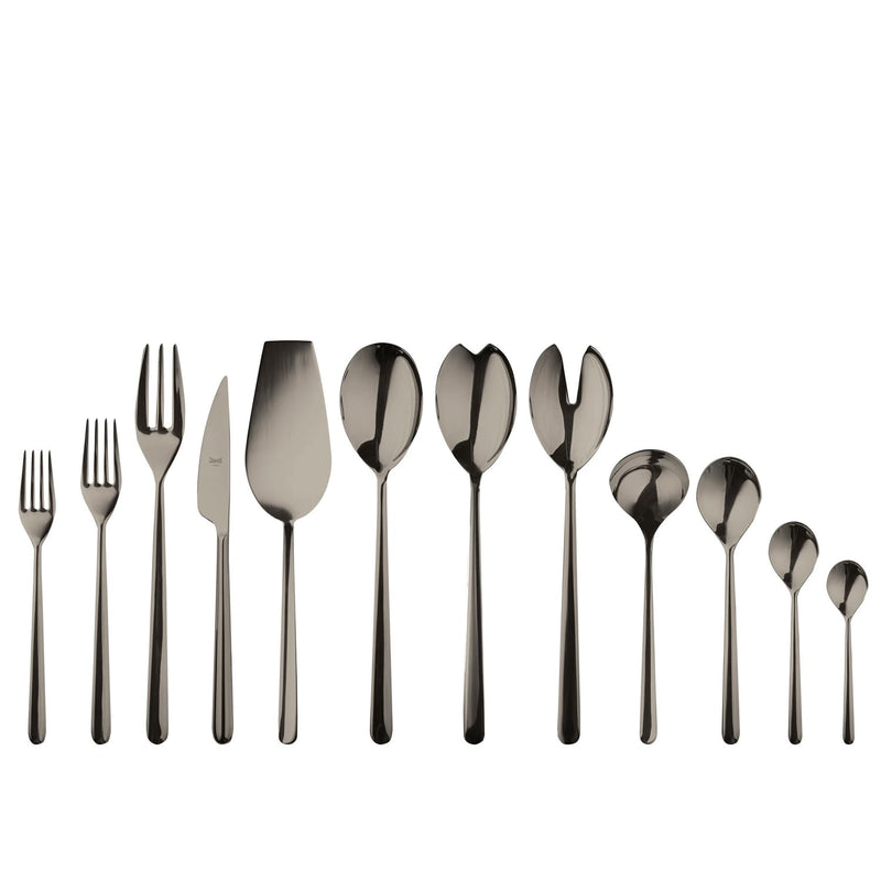 Mepra – Linea Black Gold – 67-Piece Flatware Set