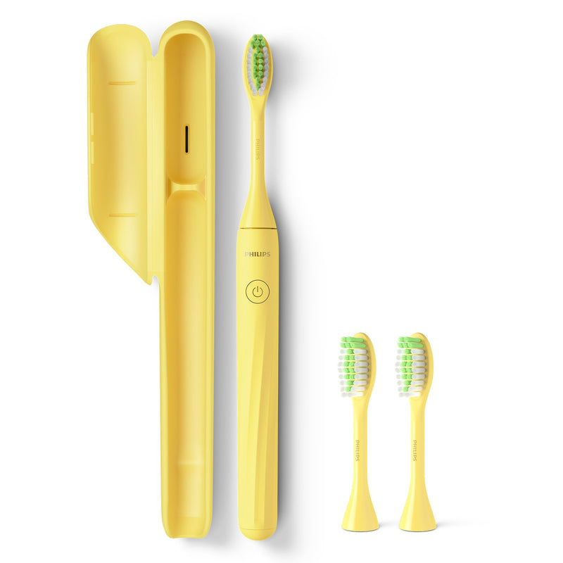 Philips One by Sonicare Battery Toothbrush & Brush Head Bundle BD3001AZ, Mango