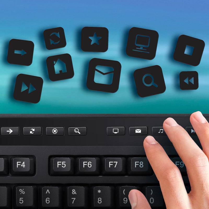 Adesso - Keyboard Wired EasyTouch CoPilot AI Hotkey Multi OS USB with Touchpad - Black