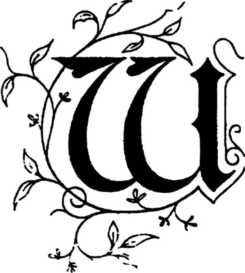 Jacques Herbin - illuminated brass seal - 5 mm - Ancient style - A to Z