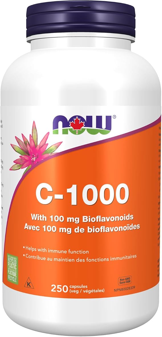 Now - Vitamin C - 1000 With 100MG Bioflavonoids 100VCAP
