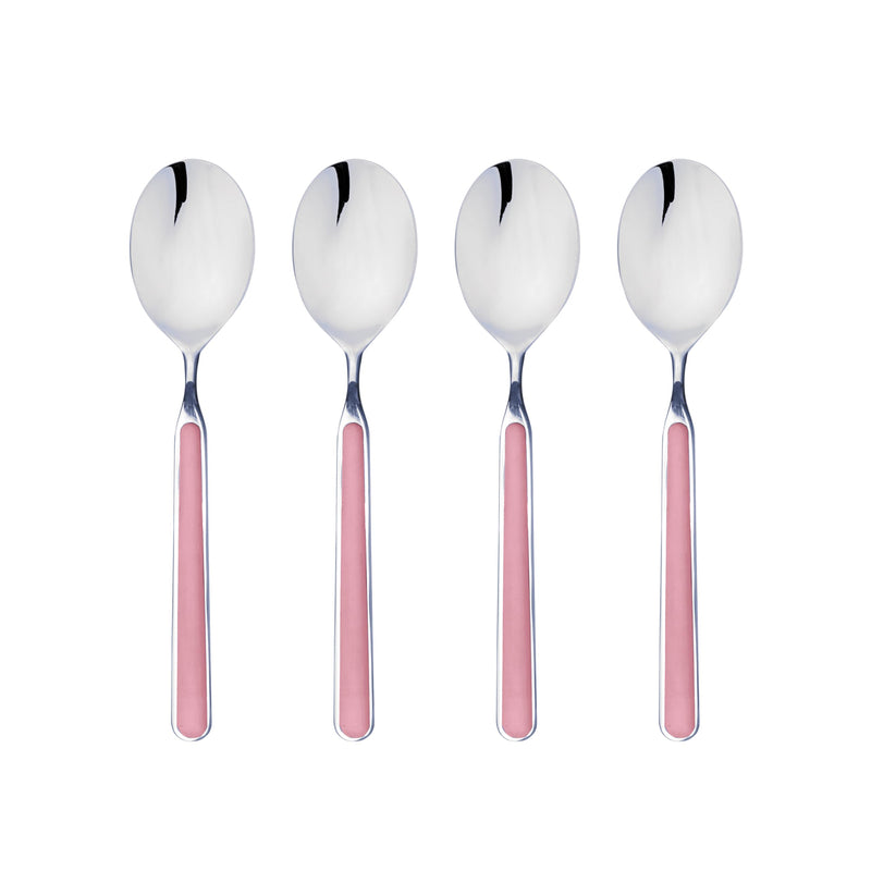 Mepra – Fantasia Pink – 4-Piece Coffee Spoon Set