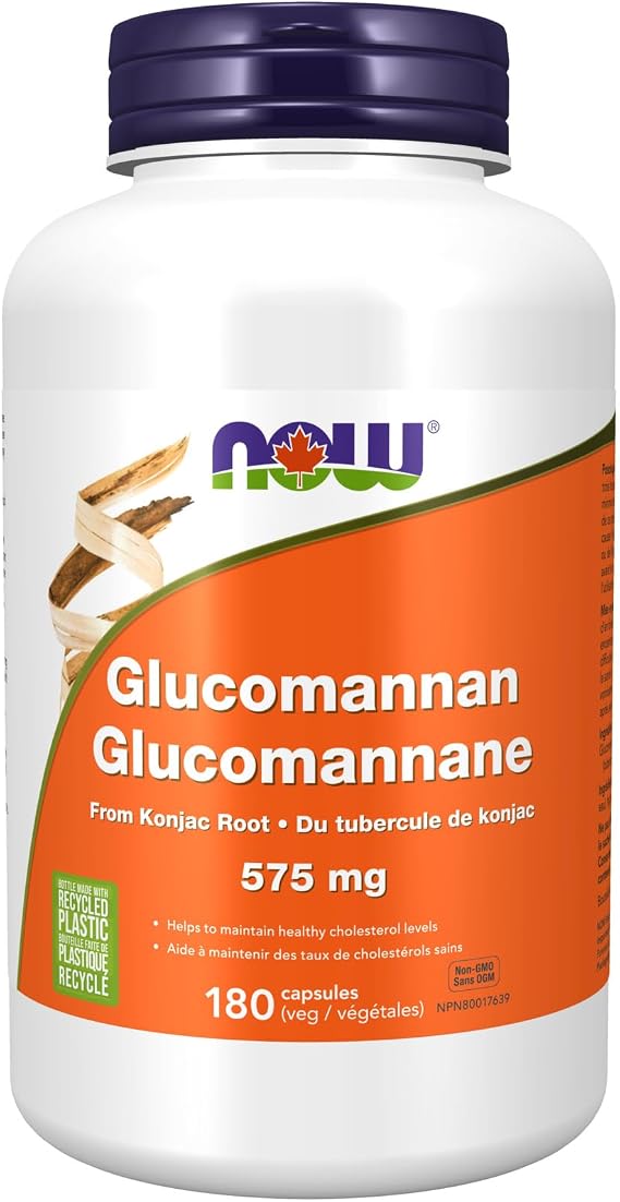 Now - Fibre Supplements Glucomannan 575MG 180CAP