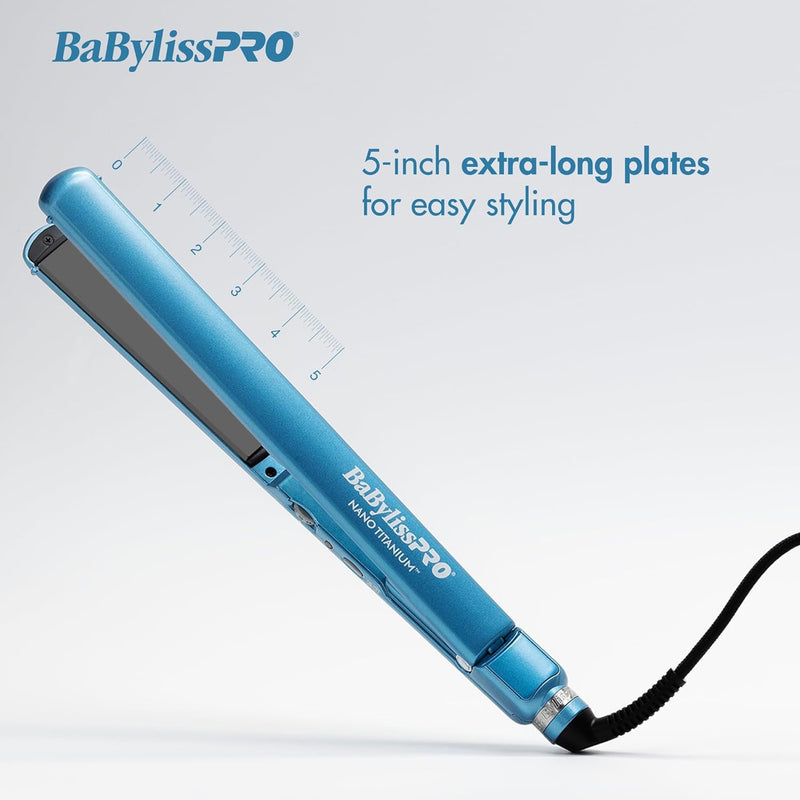 BaBylissPRO - Nano Titanium & Ceramic Ultra-Slim Straightener (BNT4074C) - 2 in
