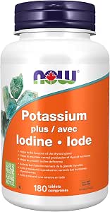 Now - Potassium+Iodine 225MCG 180TAB
