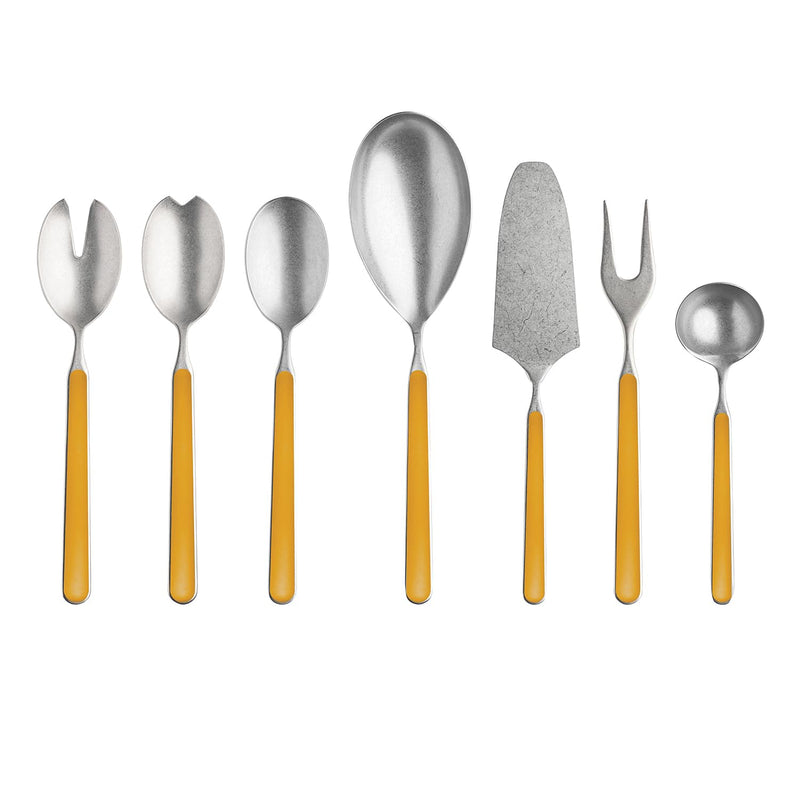 Mepra – Fantasia Pewter Mustard – 7-Piece Serving Set
