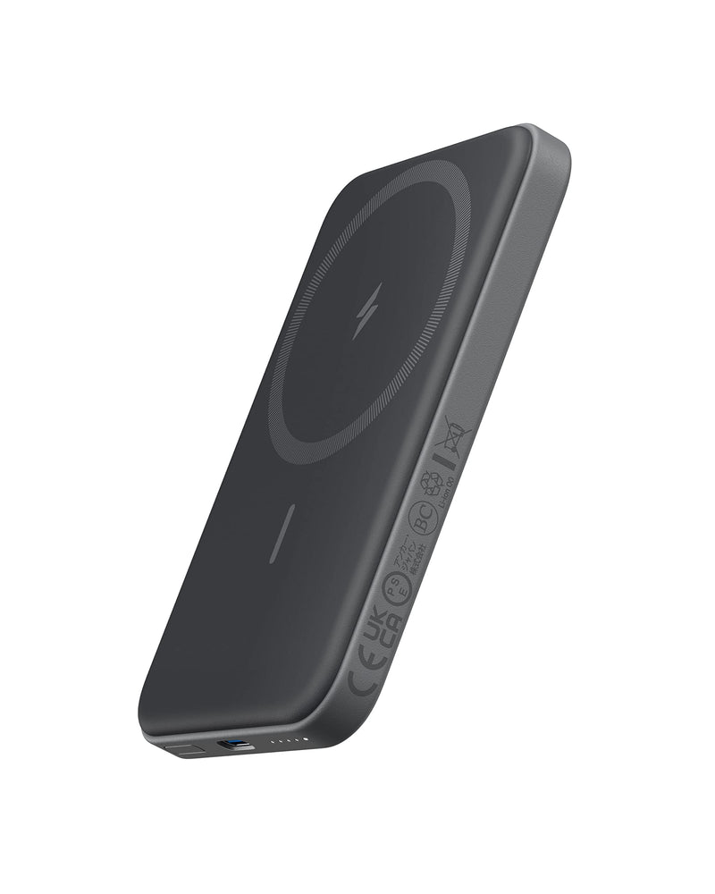 Anker - 621 (A1610) - MagGo 5,000mAh Magnetic Power Bank - Black