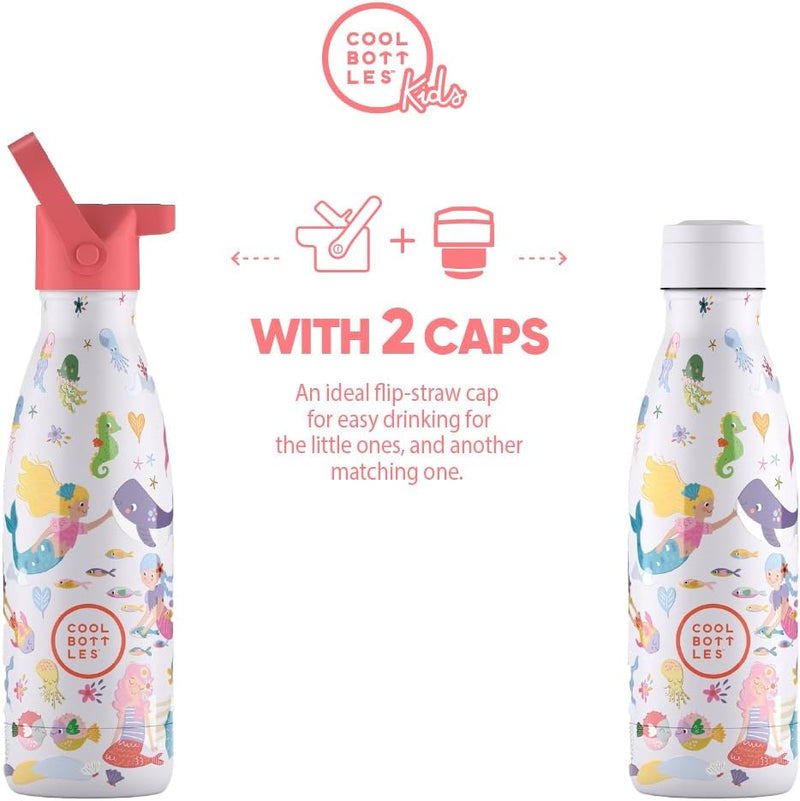 Cool Bottles - Kids 350ml - Playland Series - Sweet Mermaids