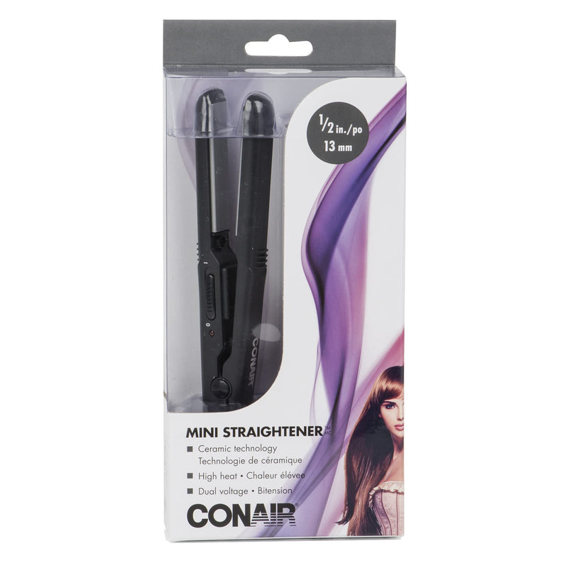 Conair CS80XAC 0.5 in Mini Ceramic Travel Straightener