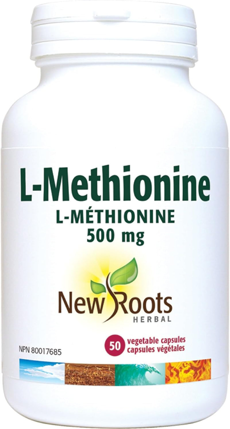 New Roots Herbal - L-Methionine 500MG 50 Capsules