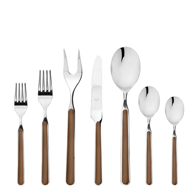 Mepra – Fantasia Tobacco – 32-Piece Flatware Set