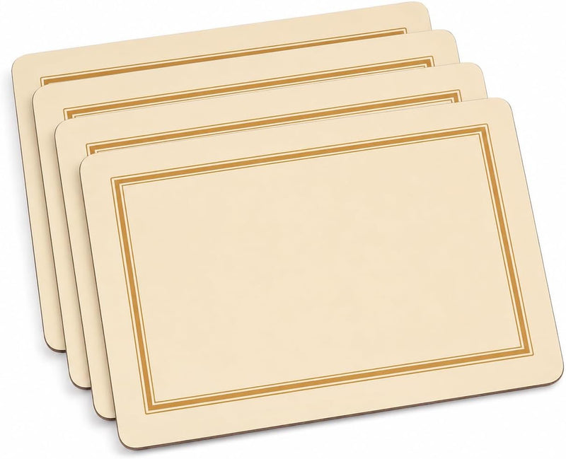 Pimpernel - Classic Cream Placemats Set of 4 - 15.7"x11.7"