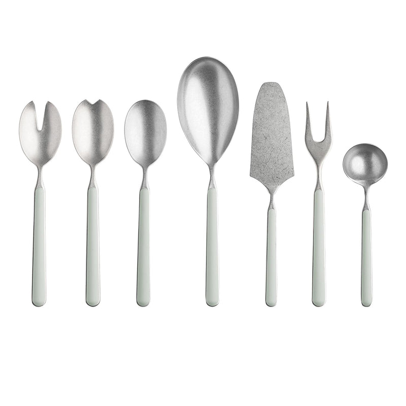 Mepra – Fantasia Pewter Sage – 7-Piece Serving Set