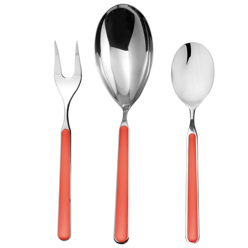 Mepra – Fantasia New Coral – 3-Piece Serving Set