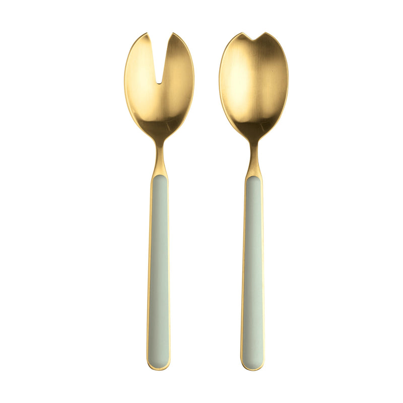 Mepra – Fantasia Ice Gold Salad Sage – 2-Piece Serving Set