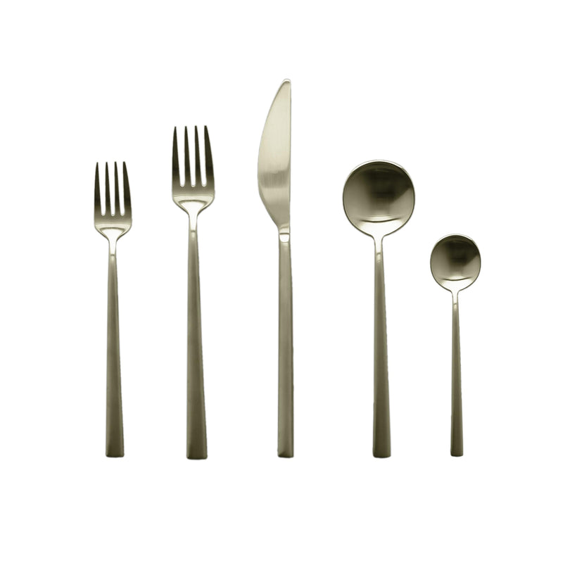 Mepra – Movida Ice Champagne – 20-Piece Flatware Set