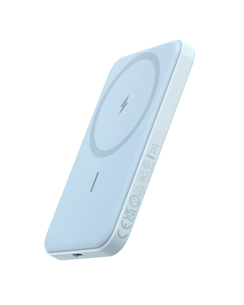 Anker - 621 (A1610) - MagGo 5,000mAh Magnetic Power Bank - Blue