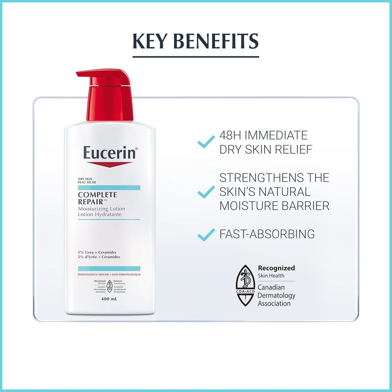 Eucerin Complete Repair Moisturizing Lotion, 400 mL