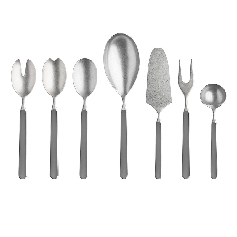 Mepra – Fantasia Pewter Vicuna – 7-Piece Serving Set