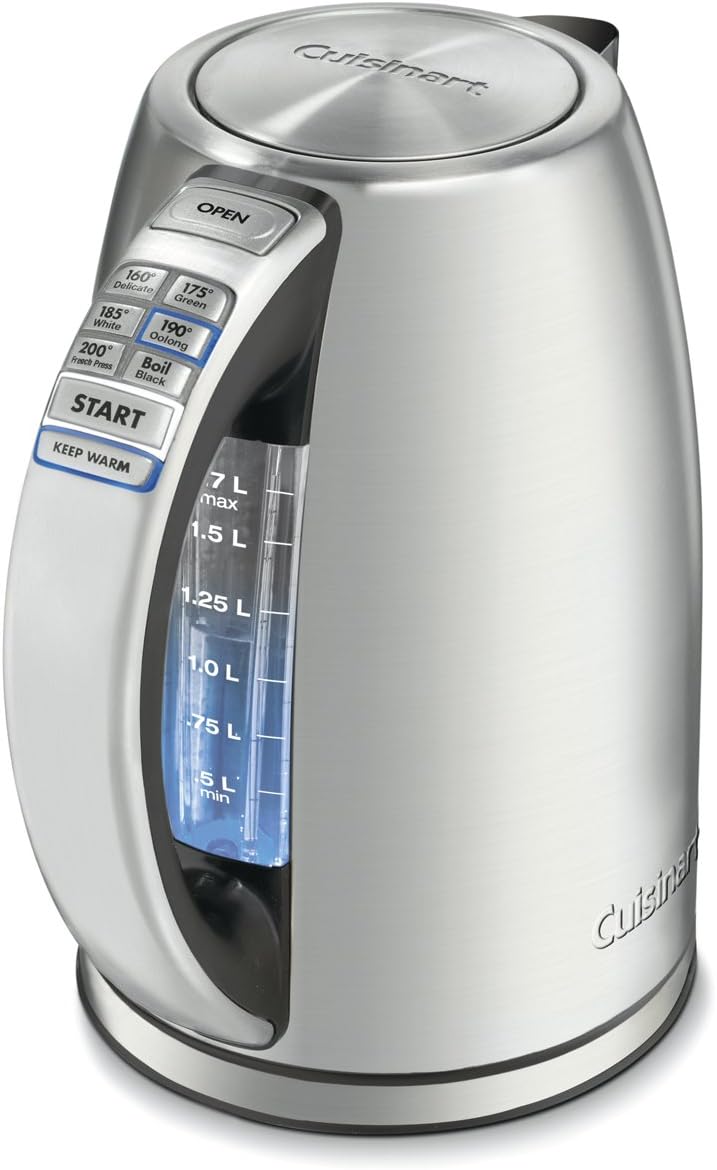 Cuisinart - Perfectemp Cordless Electric Programmable Kettle | CPK-17C