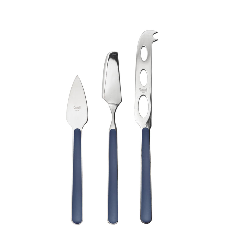 Mepra – Fantasia Cobalt – 3-Piece Cheese Knife Set