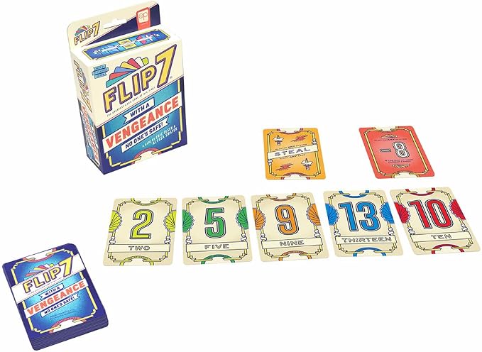 USAopoly - FLIP 7: WITH A VENGEANCE