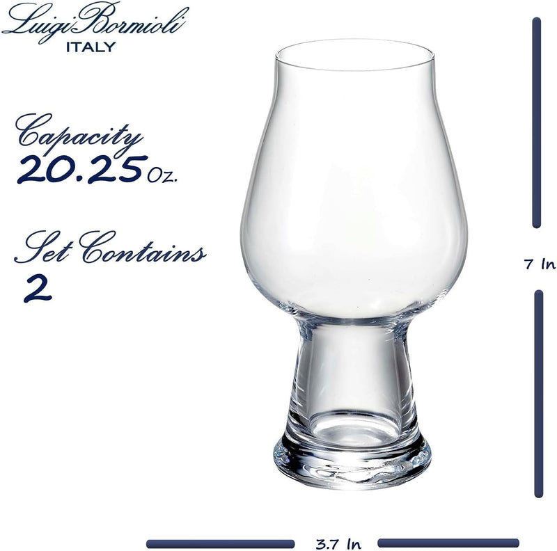 Luigi Bormioli - 20 Stout Porter Set of 2 Birrateque | 25 oz