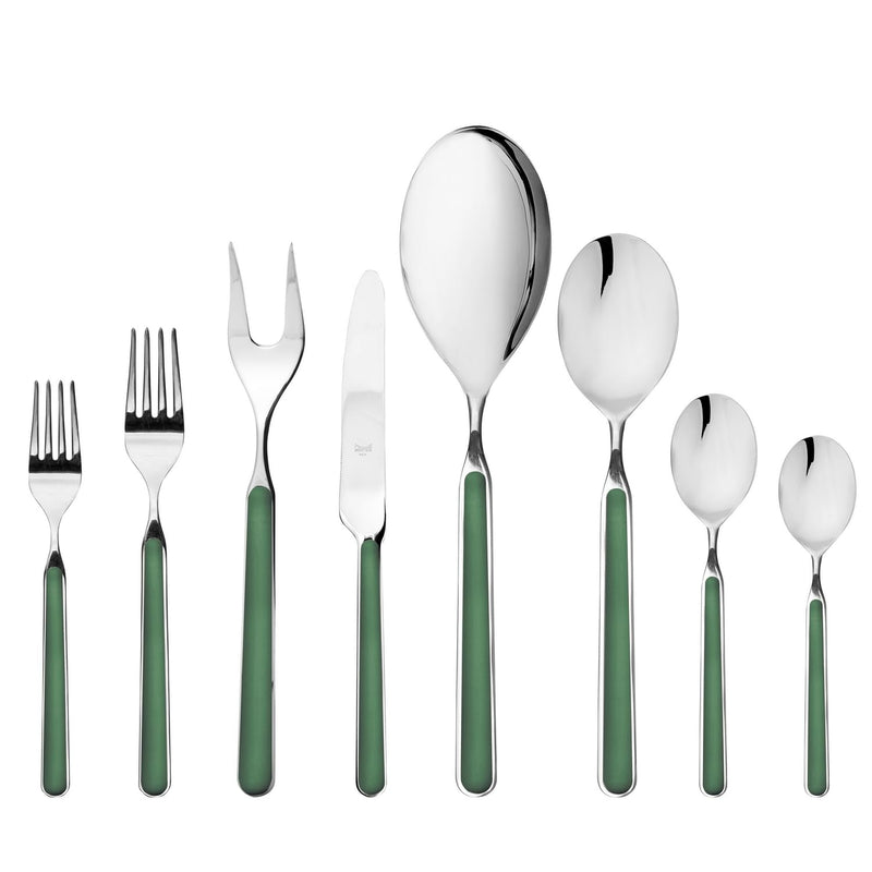 Mepra – Fantasia Green – 43-Piece Flatware Set