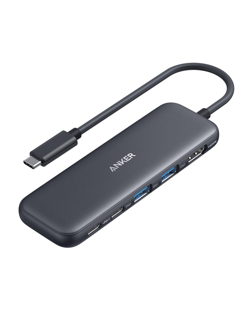 Anker - 332 (A8355) - 5-in-1 USB-C Hub - Black