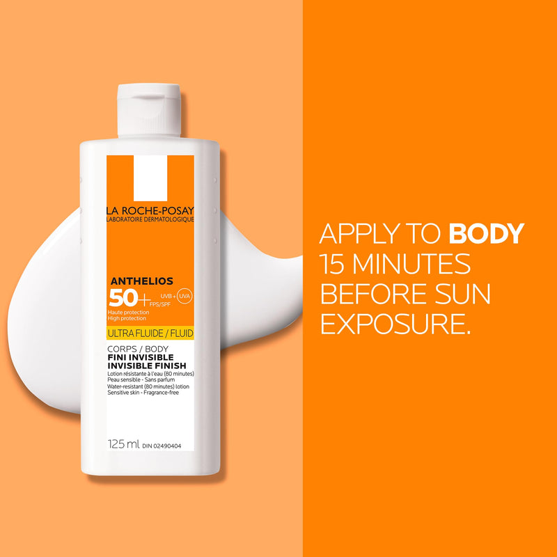 La Roche-Posay - Anthelios Ultra Fluid Body Sunscreen - SPF 50+ - 125 mL