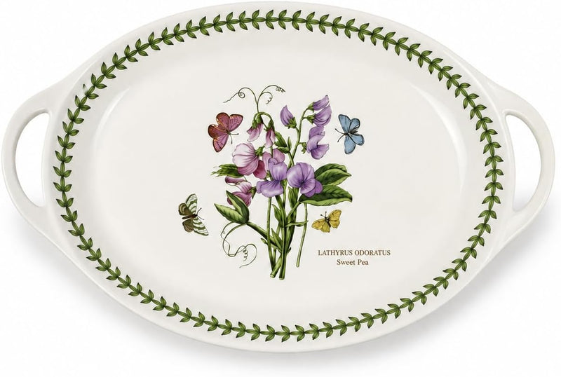 Portmeirion - Botanic Garden - Platter Oval Handled 18X11.75"